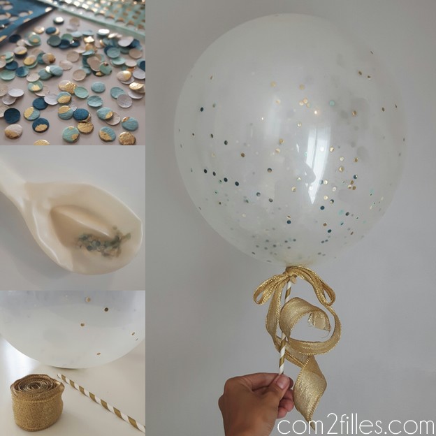 DIY - ballon confettis