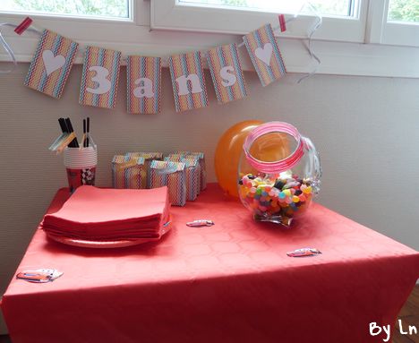 sweet table anniversaire enfant