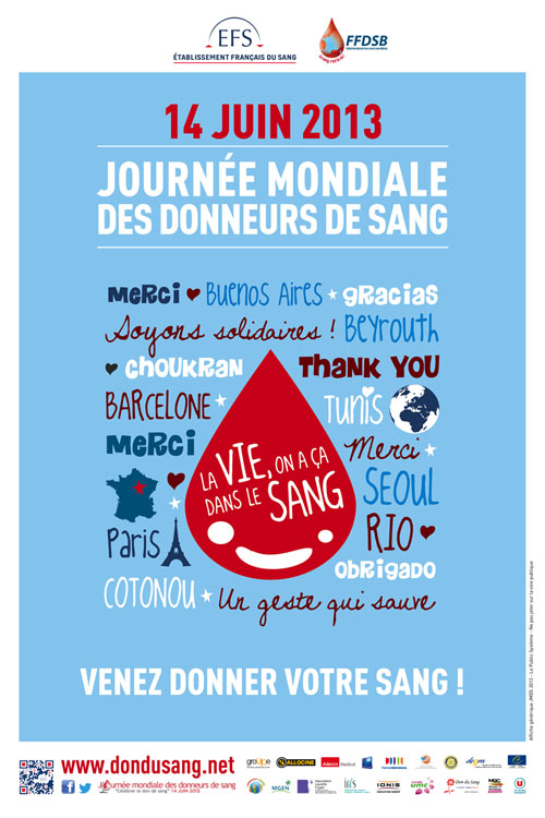 journée mondiale du don du sang