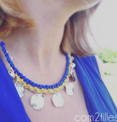 DIY – Un collier plastron avec la perle des loisirs