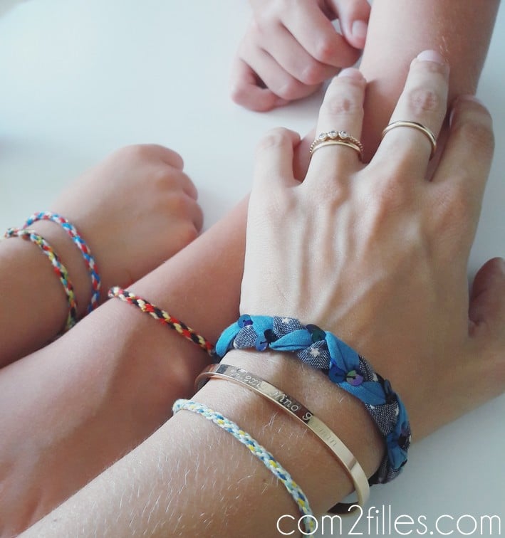 bracelets - kumihimo - DIY