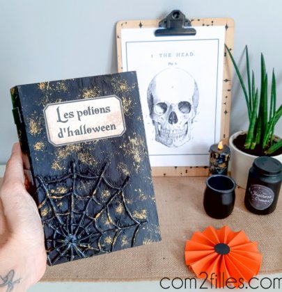 DIY – un livre de potions d’Halloween