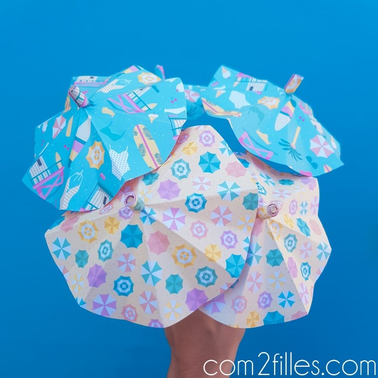 Tuto - parasols papier